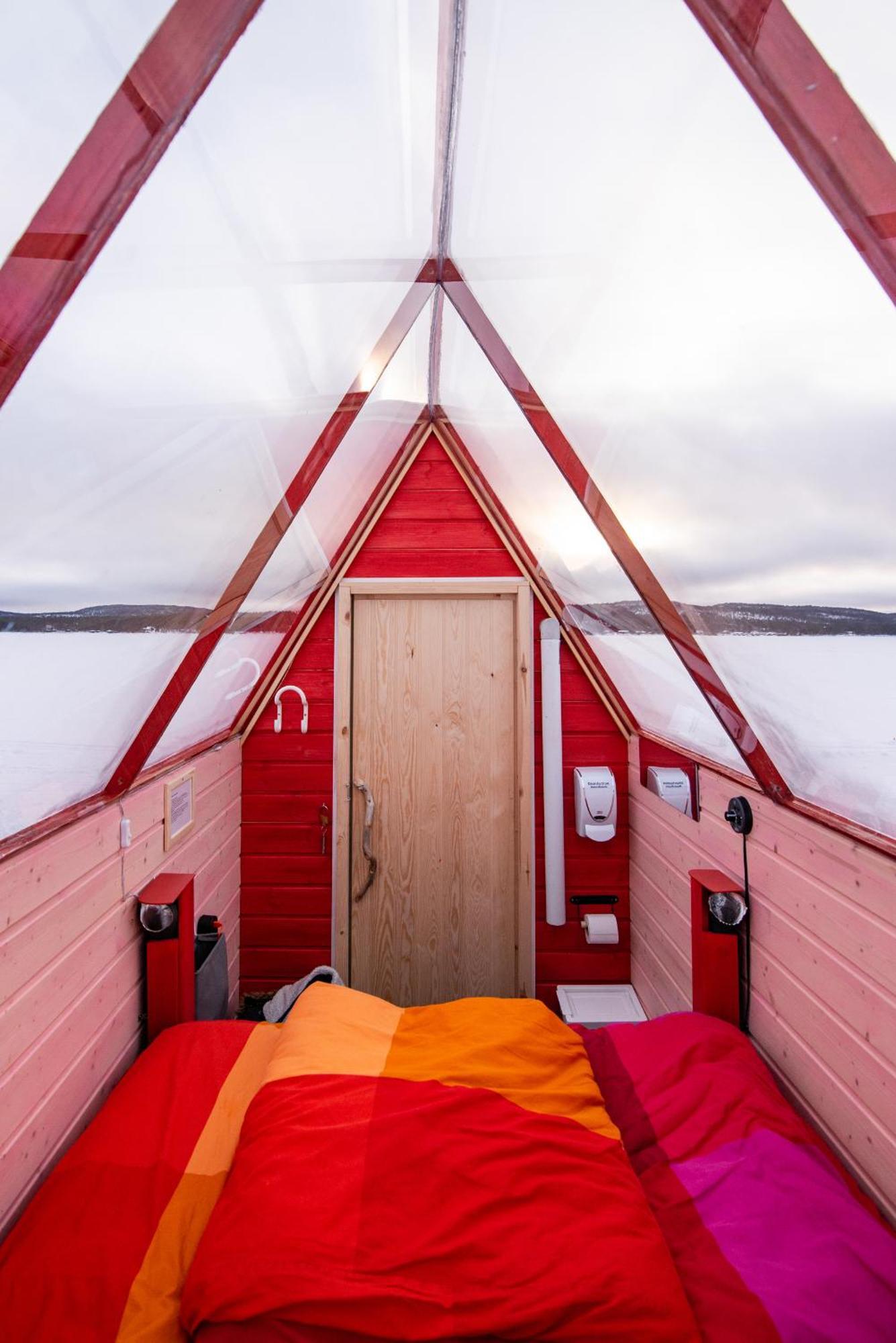 Lake Inari Mobile Cabins Rum bild